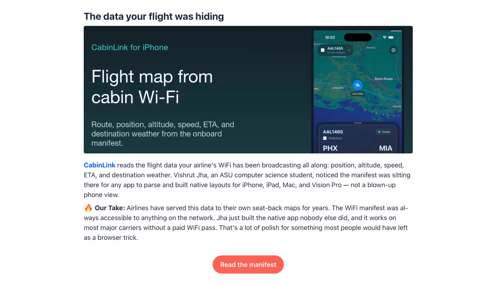 CabinLink Featured in Product Hunt's Newsletter