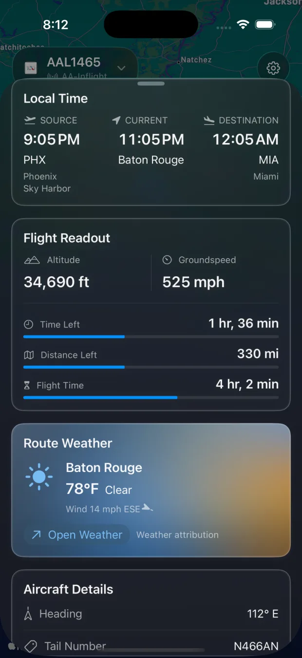 CabinLink — Metrics & weather